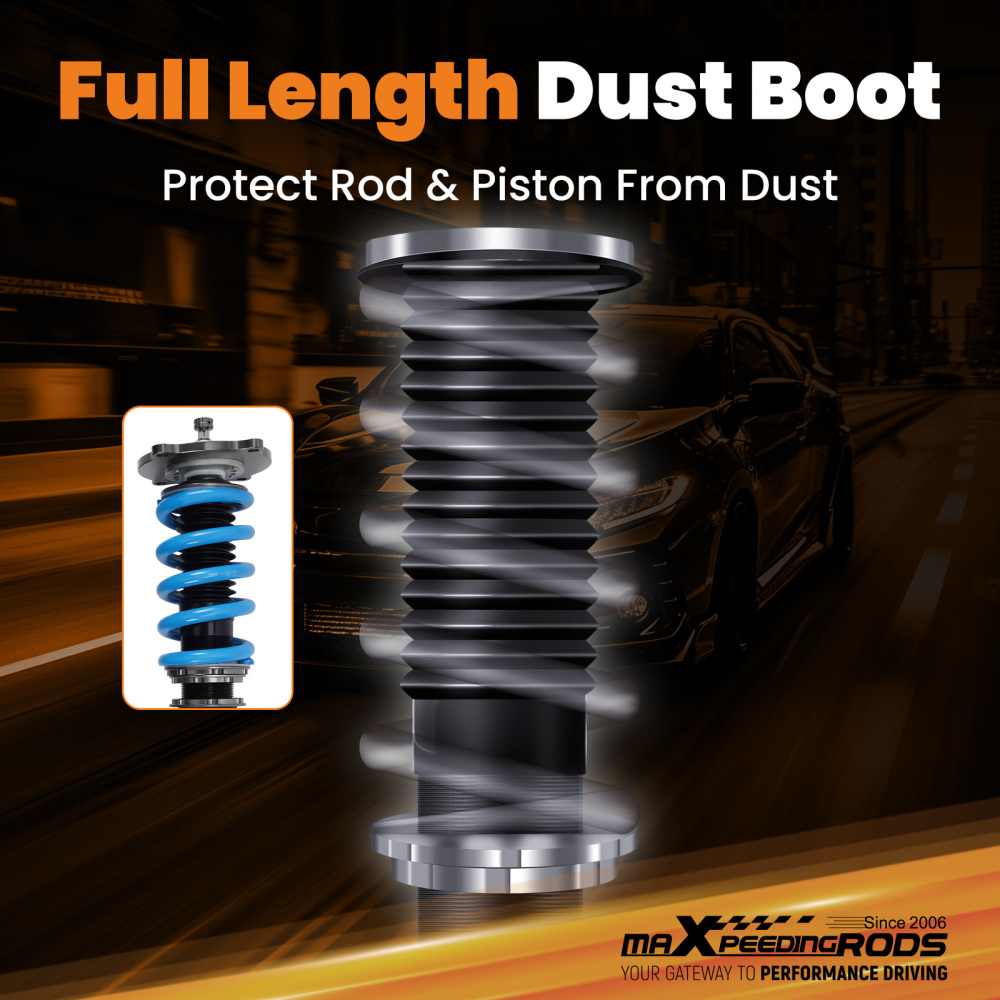 Compatible for Porsche Cayenne 02-10 MaXpeedingrods Coilovers Lowering Kit w/ 24-way Damper