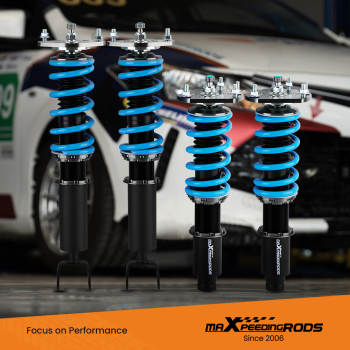 MaXpeedingrods Coilovers Lowering Coils Adjustable Kit Compatible for Honda Prelude 1992-01 Lowering Kit