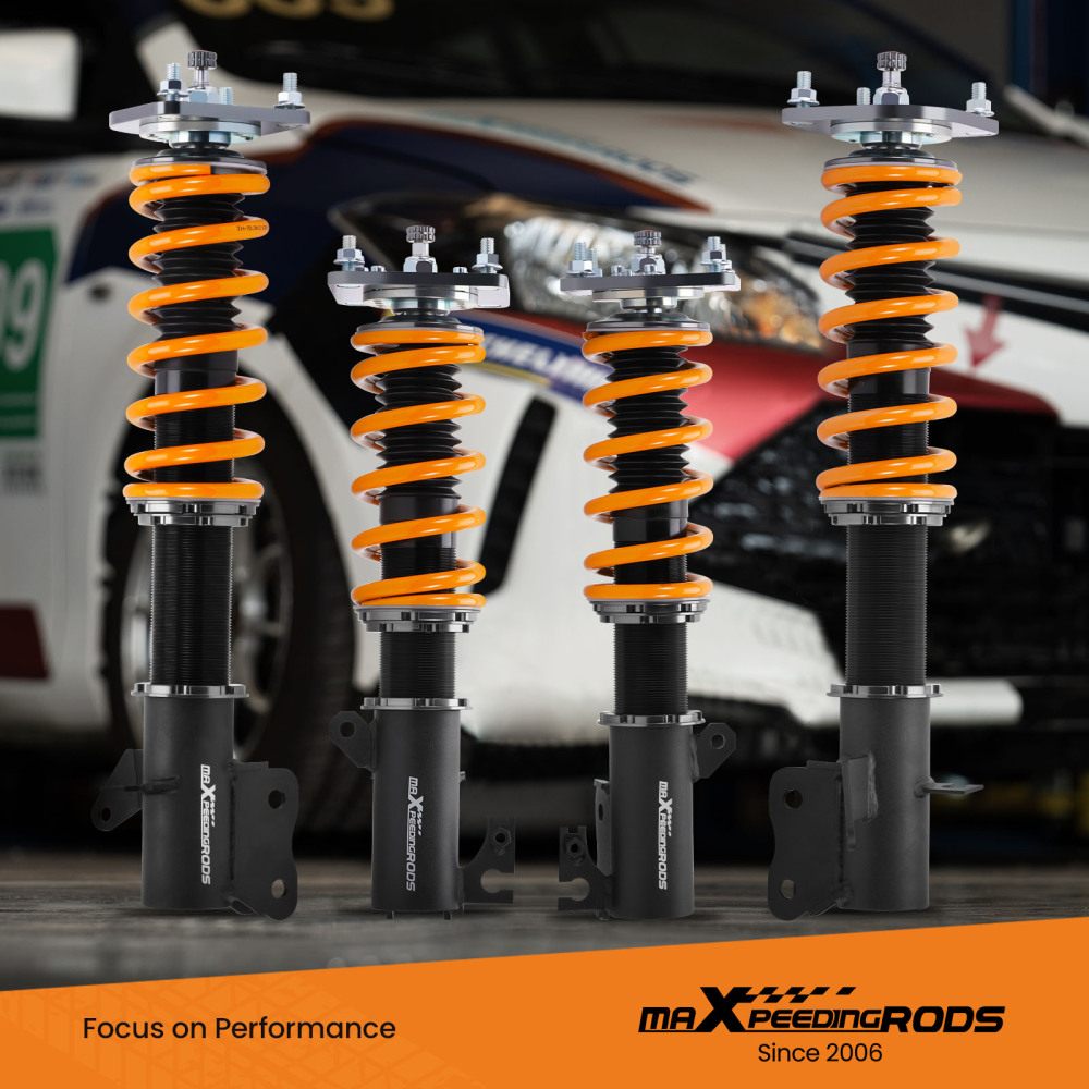  Compatible for Mazda speed Protege 1999-2003 MaXpeedingrods COT6 Coilovers Shocks Springs Lowering Kit