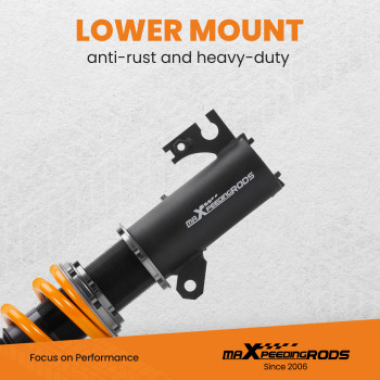  Compatible for Mazda speed Protege 1999-2003 MaXpeedingrods COT6 Coilovers Shocks Springs Lowering Kit