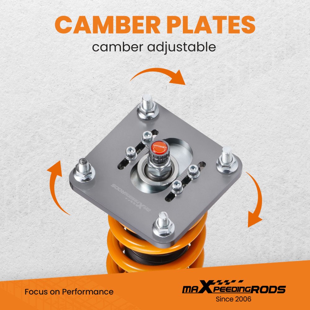  Compatible for Mazda speed Protege 1999-2003 MaXpeedingrods COT6 Coilovers Shocks Springs Lowering Kit