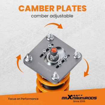  Compatible for Mazda speed Protege 1999-2003 MaXpeedingrods COT6 Coilovers Shocks Springs Lowering Kit