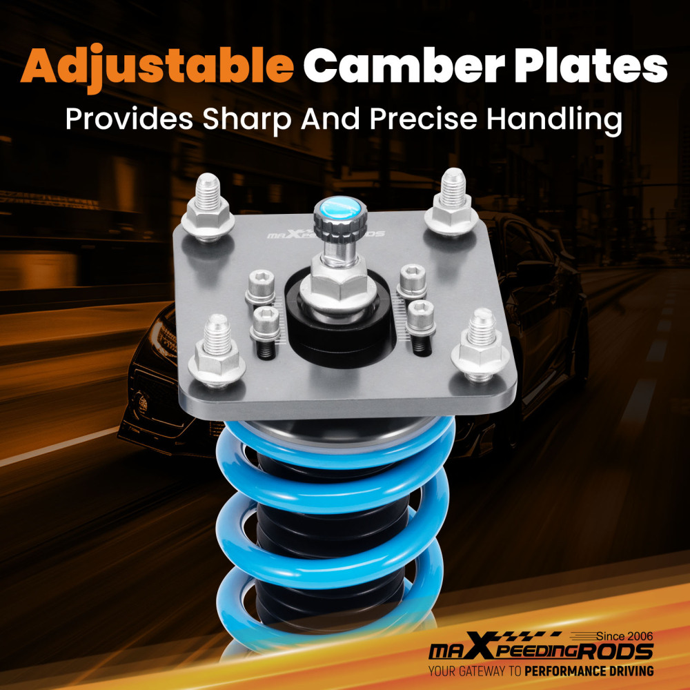 24 Level Damper Coilovers Suspension Kit compatible for Mazda 323 / Protégé 90-94 compatible for FWD