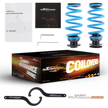 Coilovers 24 Level Adjustable Suspension Springs Kit compatible for Audi Q5 (8R) 2009-2017