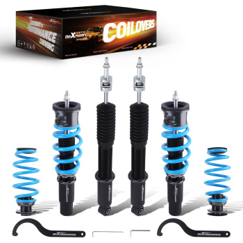Coilovers 24 Level Adjustable Suspension Springs Kit compatible for Audi Q5 (8R) 2009-2017