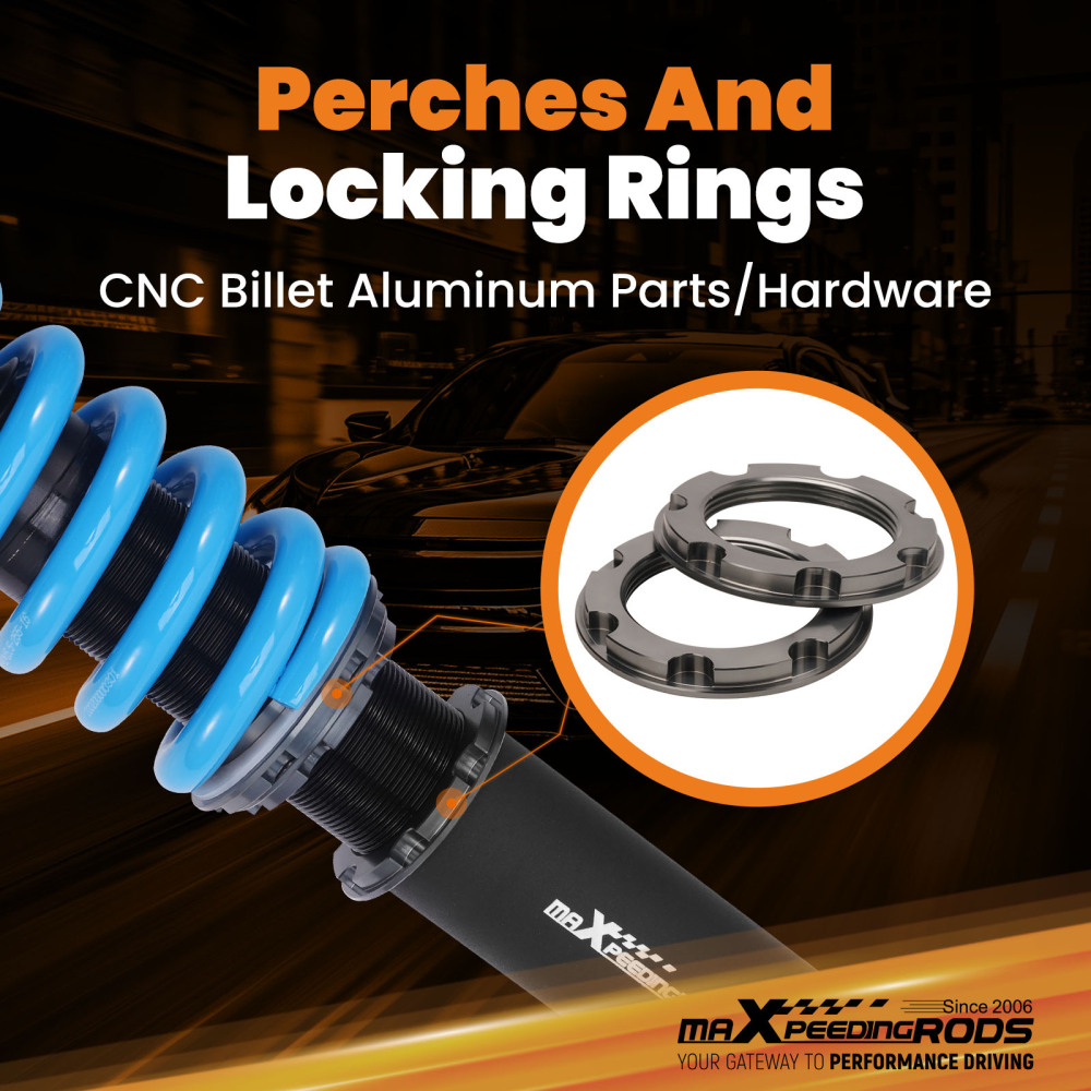 24 Level Damper Coilovers Kit compatible for Mercedes-Benz SL500/SL600/SL55 AMG R230 03-11