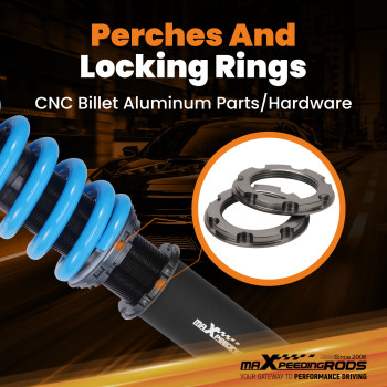 24 Level Damper Coilovers Kit compatible for Mercedes-Benz SL500/SL600/SL55 AMG R230 03-11