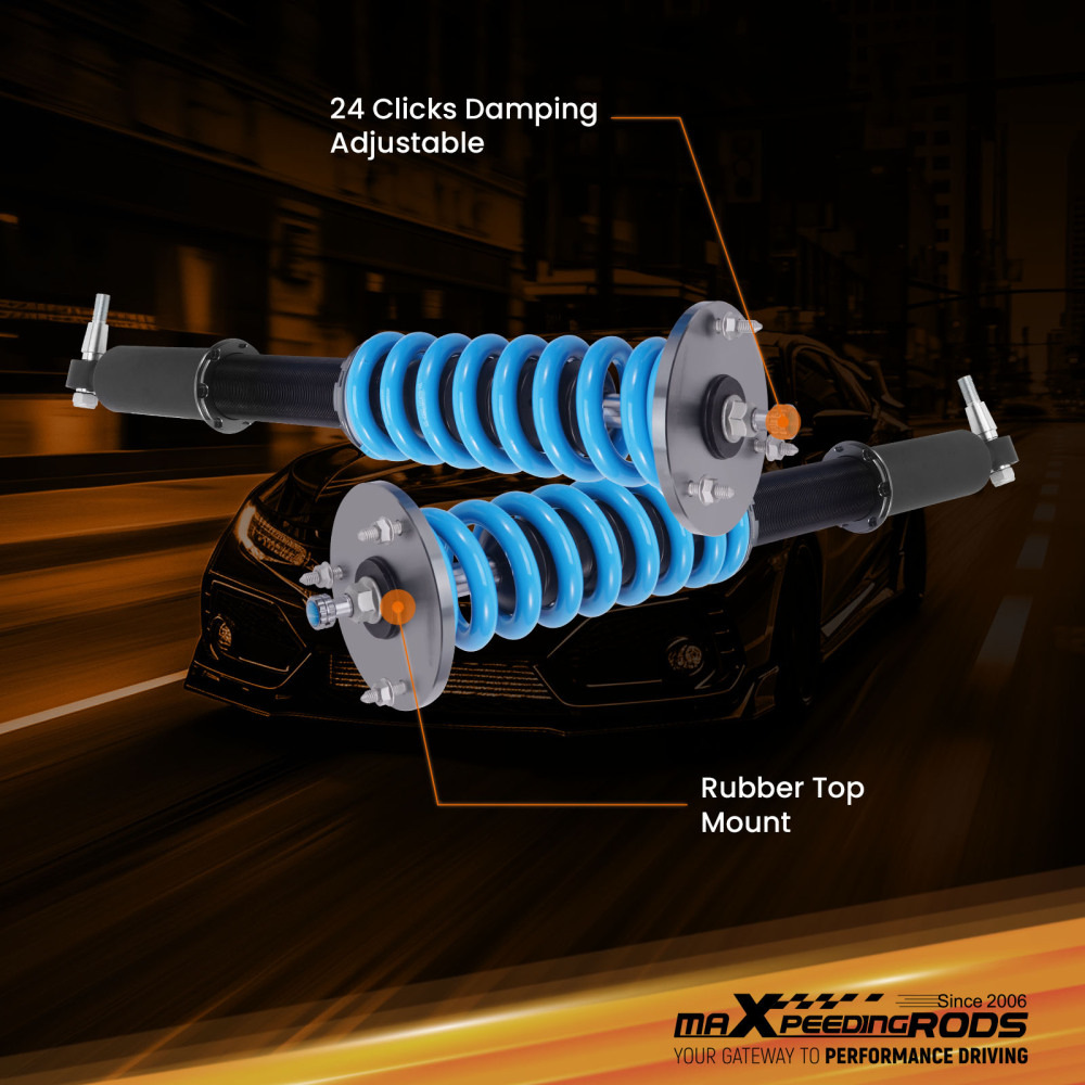 24 Level Damper Coilovers Kit compatible for Mercedes-Benz SL500/SL600/SL55 AMG R230 03-11