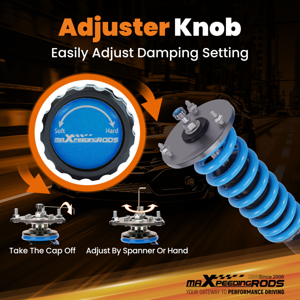 24 Level Damper Coilovers Kit compatible for Mercedes-Benz SL500/SL600/SL55 AMG R230 03-11