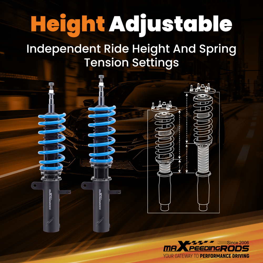 MaXpeedingrods Coilovers 24 Way Damper compatible for LEXUS RX330 / RX350 AWD 2004-2009