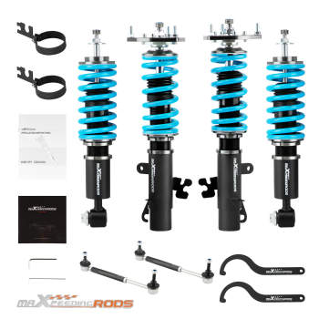 Damper Adjust Coilovers Kit compatible for Mini Clubman R55 Cooper Cooper S One D 2007-2014 Lowering Kit