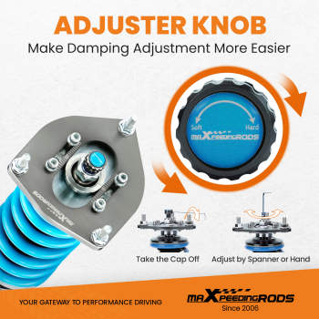 Damper Adjust Coilovers Kit compatible for Mini Clubman R55 Cooper Cooper S One D 2007-2014 Lowering Kit