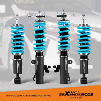 Damper Adjust Coilovers Kit compatible for Mini Clubman R55 Cooper Cooper S One D 2007-2014 Lowering Kit