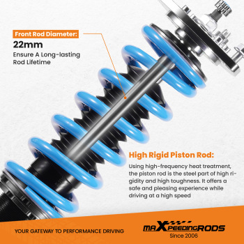 Maxpeedingrods 24 Click Coilover Shock+Spring for Toyota RAV4 2006-2012