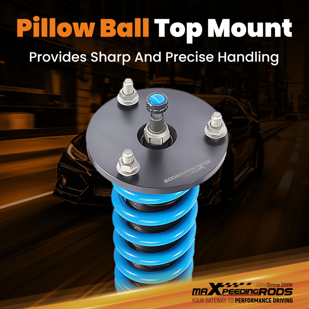 MaXpeedingrods 24 Way Adjustable Coilovers Kit compatible for Lexus RC200t RC300 RWD 15-20