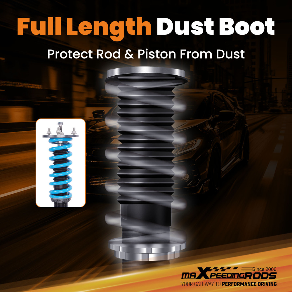 MaXpeedingrods 24 Way Adjustable Coilovers Kit compatible for Lexus RC200t RC300 RWD 15-20