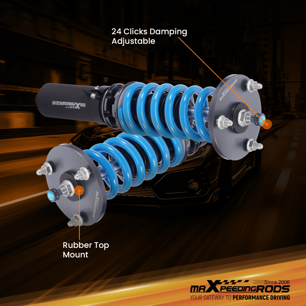 MaXpeedingrods T6 Coilovers Lowering Kit compatible for Lexus RC300 RC350 AWD 15-24
