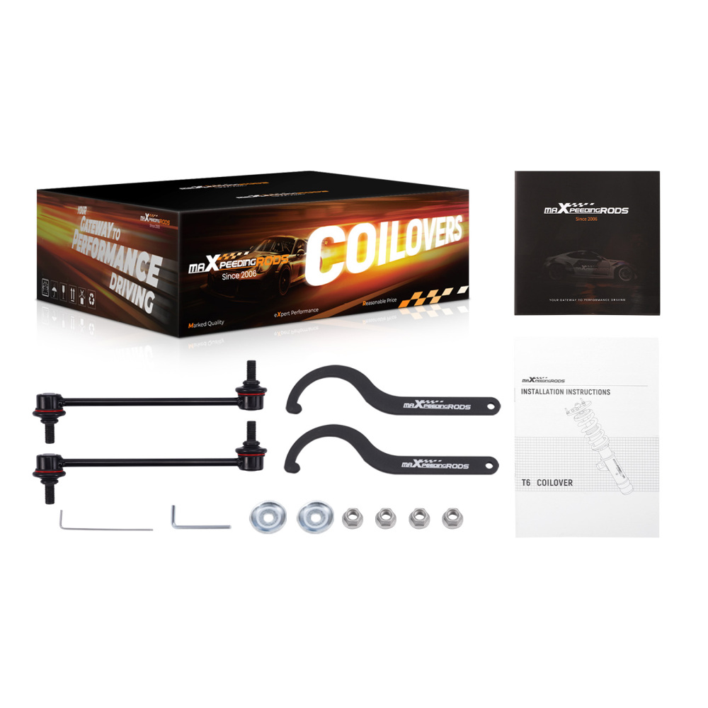 MaXpeedingrods T6 Coilover 24 Ways Damper Adjustable compatible for Acura RDX 2007-2012