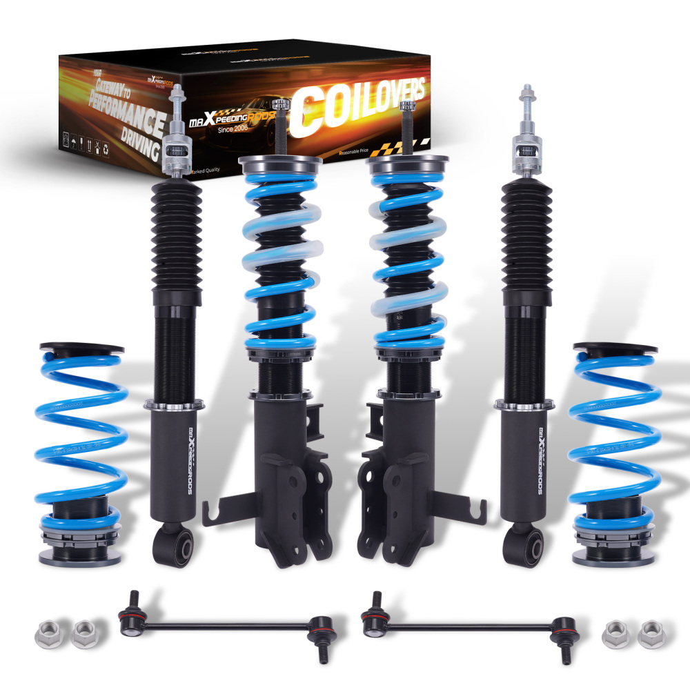 Coilovers 24 Level Adjustable Suspension Strut Kit compatible for Buick Regal FWD 2011-2017