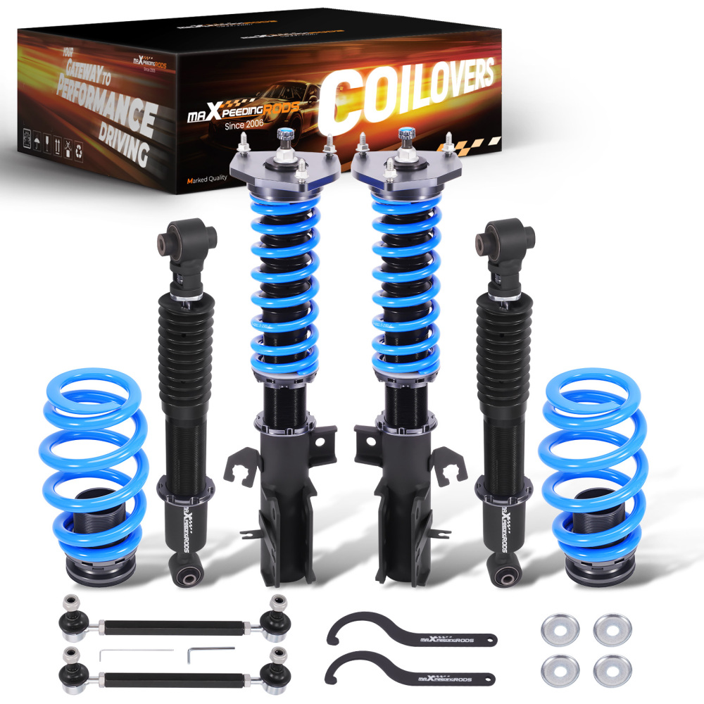 MaXpeedingrods T6 Coilover 24 Step Damper Adjustable compatible for Nissan Rogue AWD 08-15