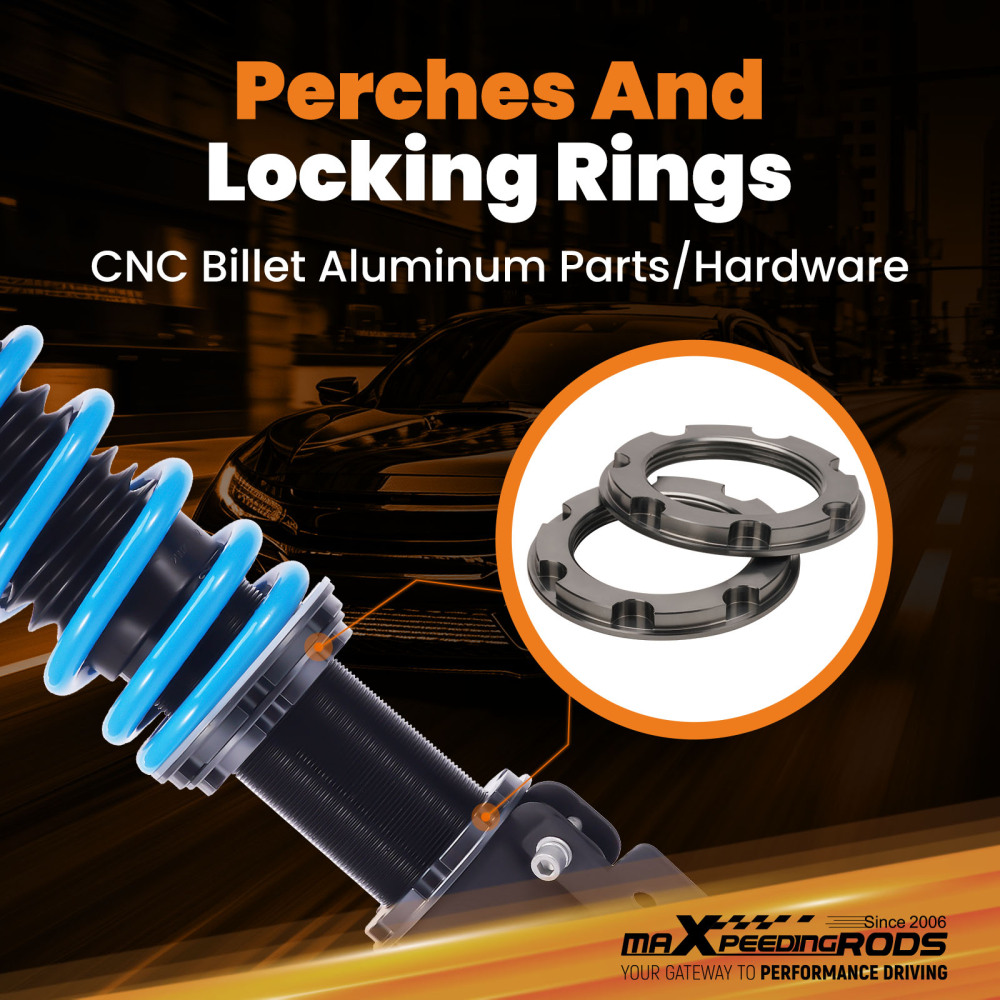 MaXpeedingrods Coilover 24 Way Damper Suspension Kit ForMazda RX-7 1979-1985