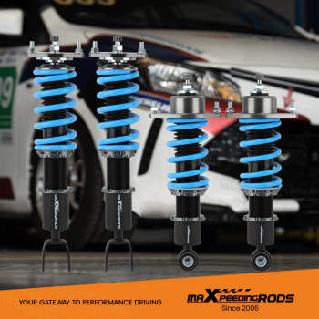 24 Ways Adjustable Damper Coilover Shock Absorber compatible for Mazda RX8 RX-8 2004-2011 Lowering Kit