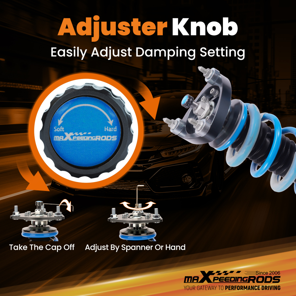 Coilovers Suspension Kit compatible for Volvo C30 1.6 1.8 2.0 2.4 (2007-2013) S40 V50