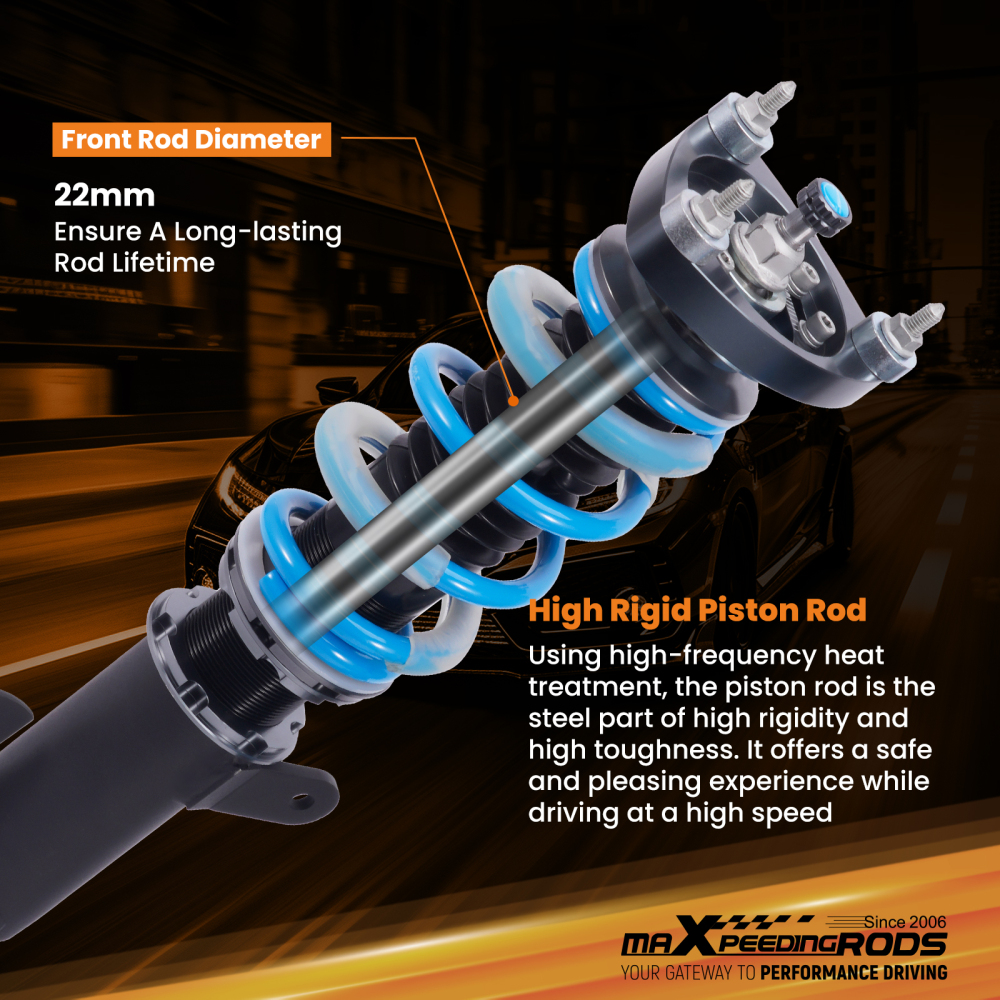 Coilovers Suspension Kit compatible for Volvo C30 1.6 1.8 2.0 2.4 (2007-2013) S40 V50