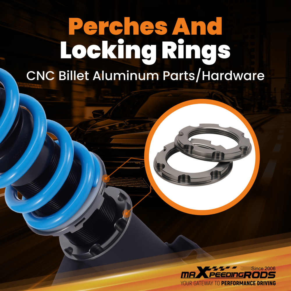 Compatible for Scion xB 2008-2015 MaXpeedingrods T6 Coilovers 24 Way Damper Suspension Lowering Kit