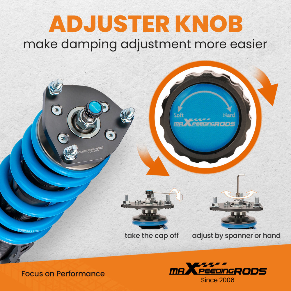 Coilovers 24 Way Adj. Damper Suspension Kit compatible for Nissan SENTRA 2000-2006