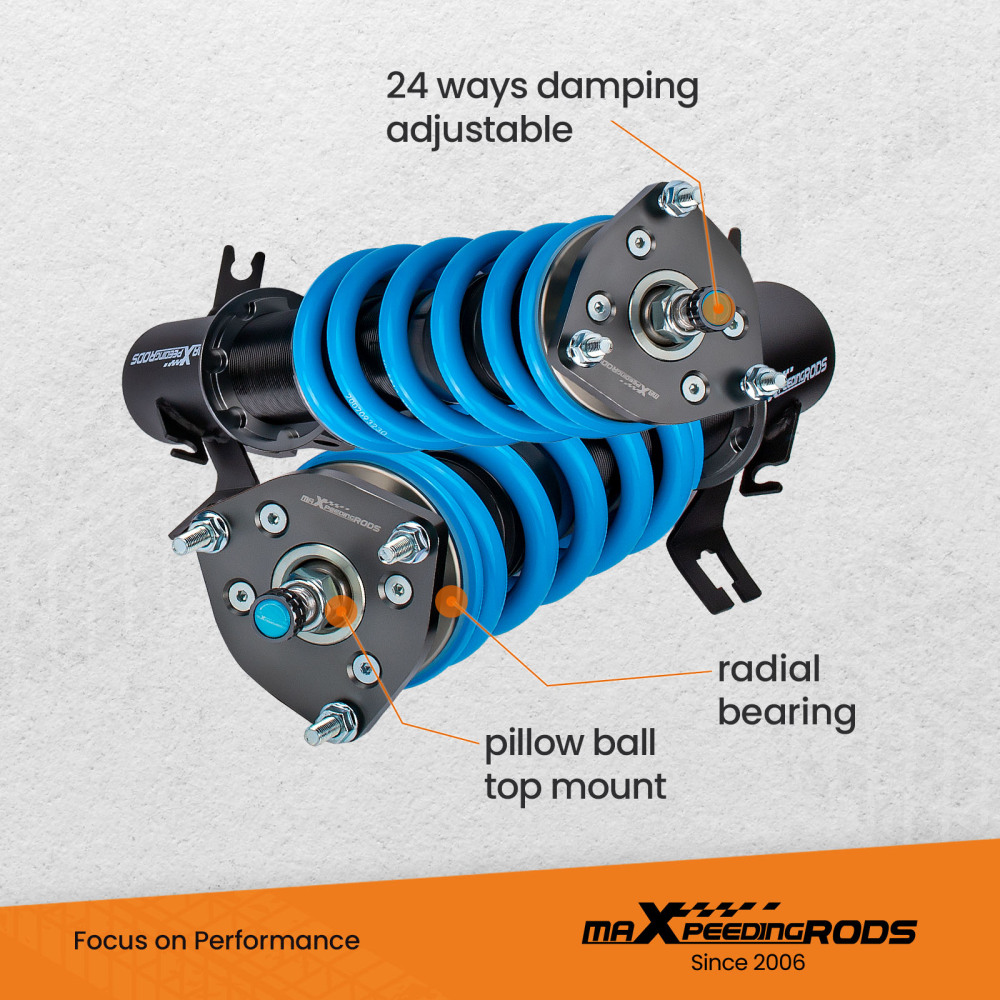 Coilovers 24 Way Adj. Damper Suspension Kit compatible for Nissan SENTRA 2000-2006