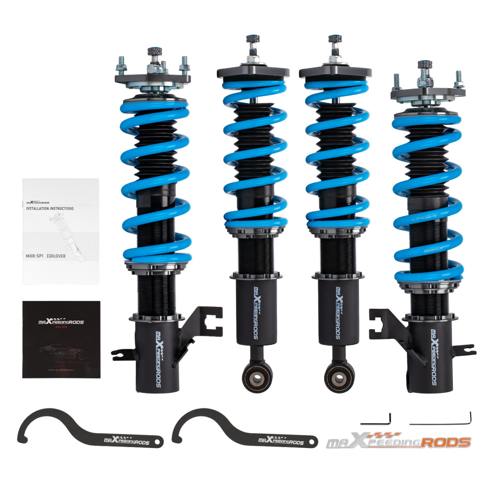 Compatible for Nissan Sentra B15 00-06 Maxpeedingrods COT6 24-Way Damper Coilovers Lowering Kit