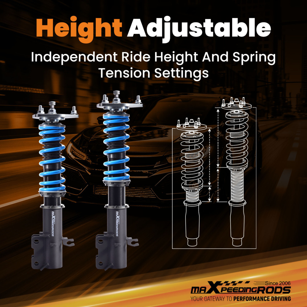 MaXpeedingrods 24 Way Damper Coilovers Lowering Kit For Nissan Sentra B17 13-19