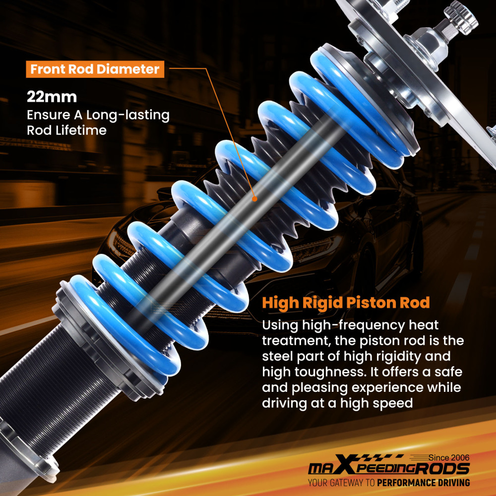MaXpeedingrods 24 Way Damper Coilovers Lowering Kit For Nissan Sentra B17 13-19