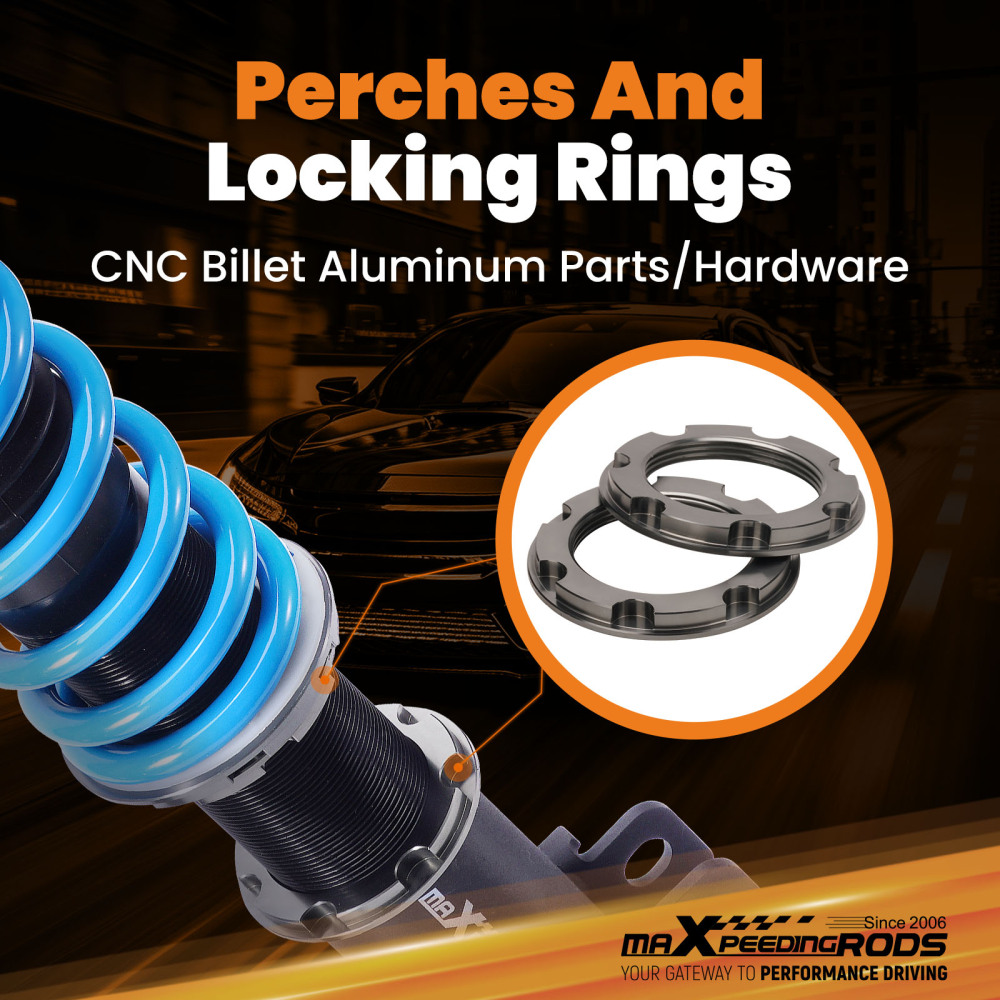 MaXpeedingrods 24 Way Damper Coilovers Lowering Kit For Nissan Sentra B17 13-19