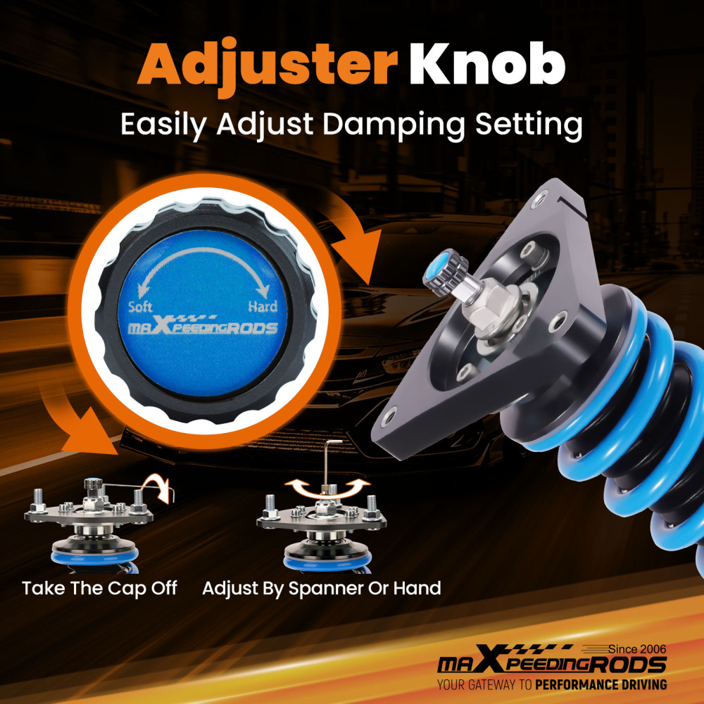 MaXpeedingrods T6 Coilover Damper Adjustable compatible for Nissan Sentra B18 2020-2025