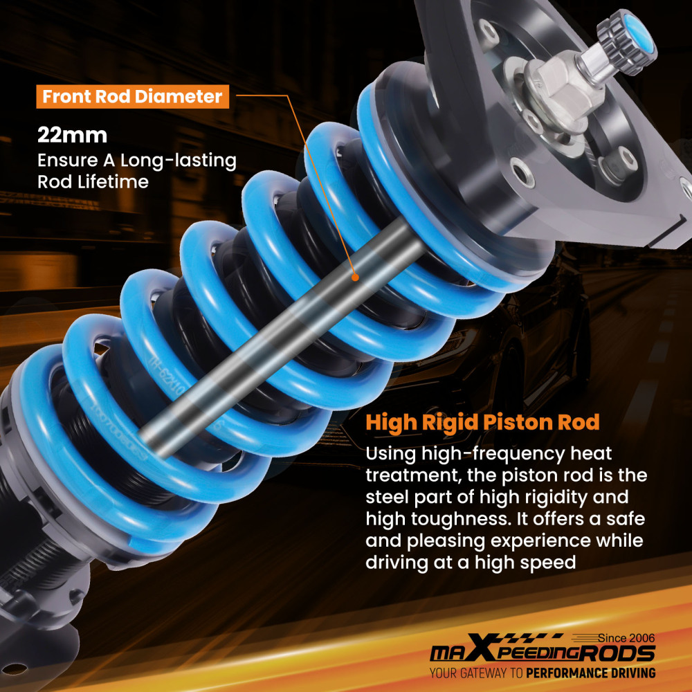 MaXpeedingrods T6 Coilover Damper Adjustable compatible for Nissan Sentra B18 2020-2025