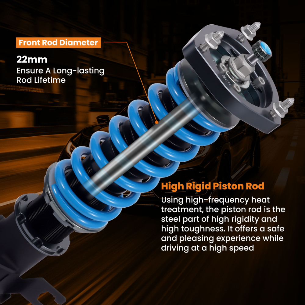 MaXpeedingrods Racing Coilovers Lowering Kit compatible for Nissan Sentra B14 200SX 1995-99