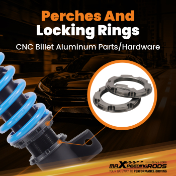 MaXpeedingrods Adjustable Coilover Shocks Kit compatible for Toyota Sienna FWD AWD 2011-20