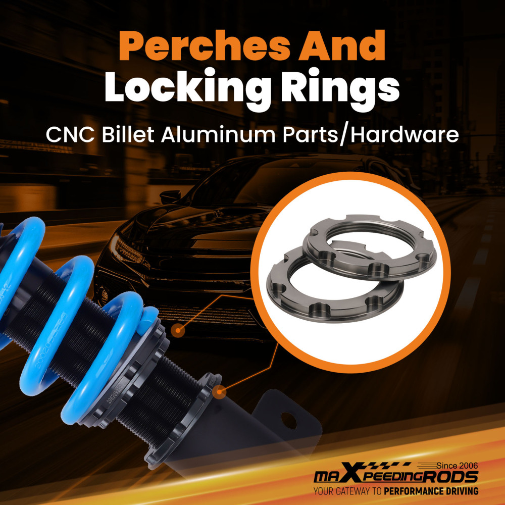 MaXpeedingrods COT6 Coilover Suspension Kits compatible for Dodge Charger 06-10 & Compatible for SRT-8