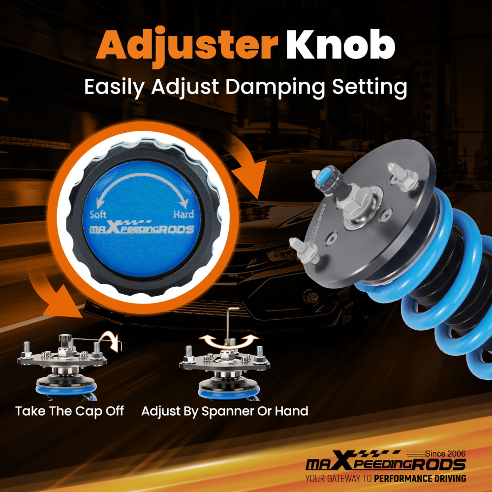 MaXpeedingrods COT6 Coilover Suspension Kits compatible for Dodge Charger 06-10 & Compatible for SRT-8