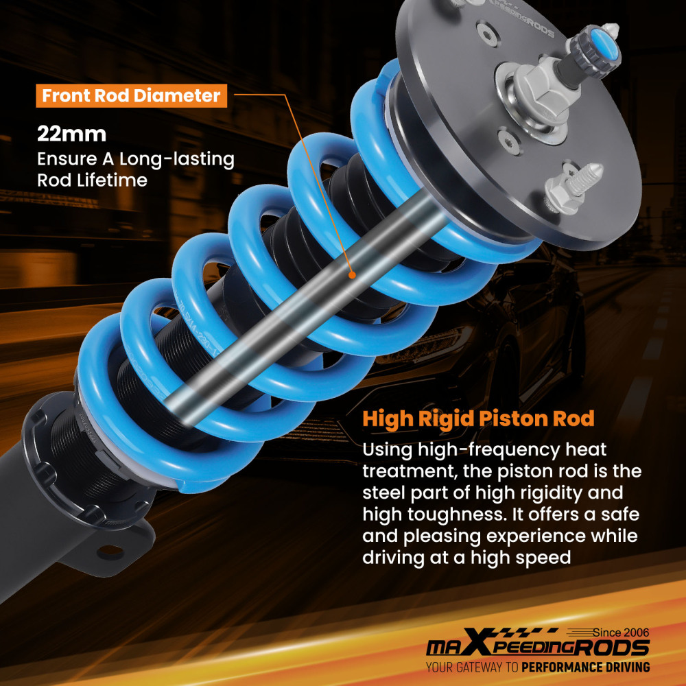 MaXpeedingrods COT6 Coilover Suspension Kits compatible for Dodge Charger 06-10 & Compatible for SRT-8