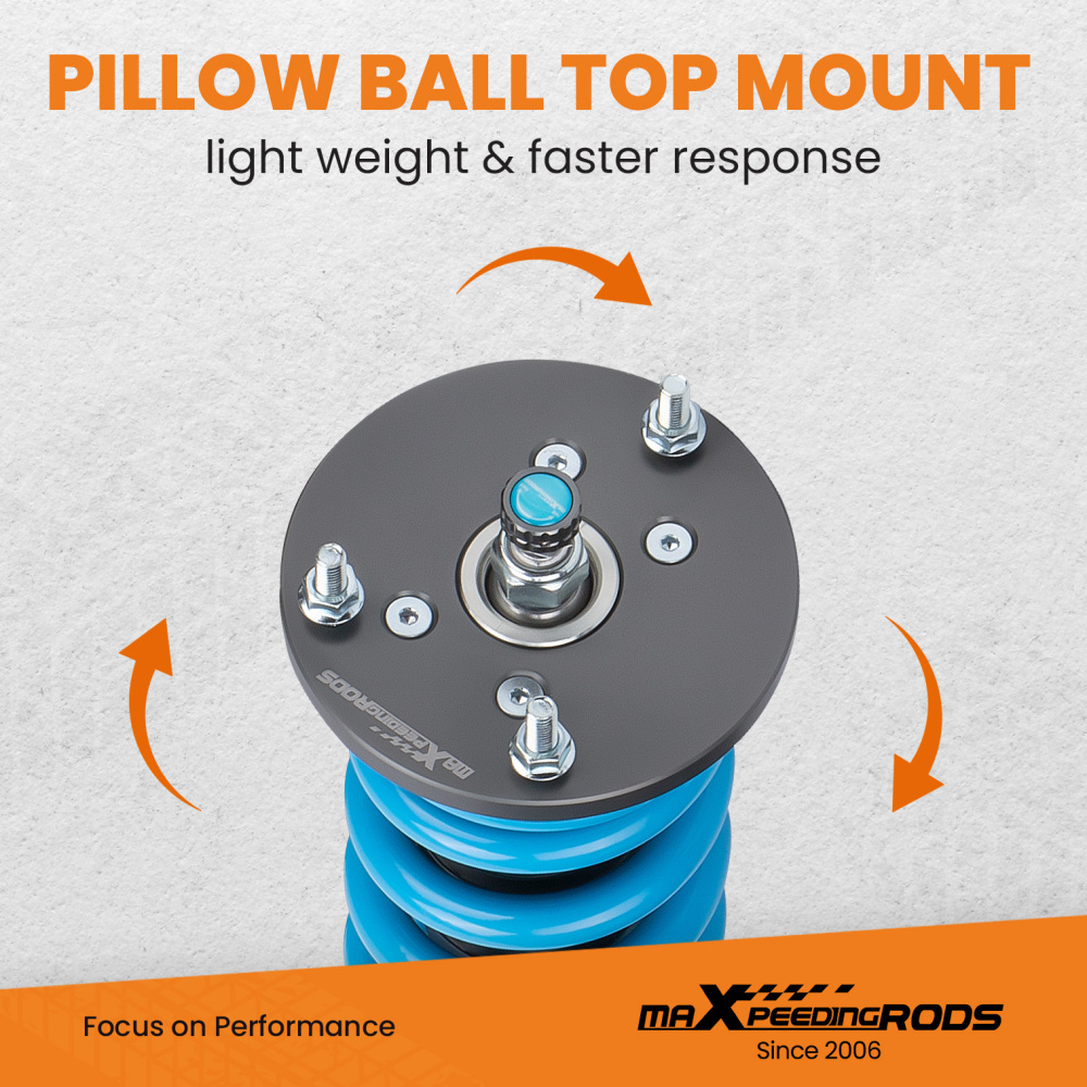 24 ways Damper Coilovers ShocksSprings Kit compatible for DODGE CHARGER SRT8 06-10 RWD Lowering Kit