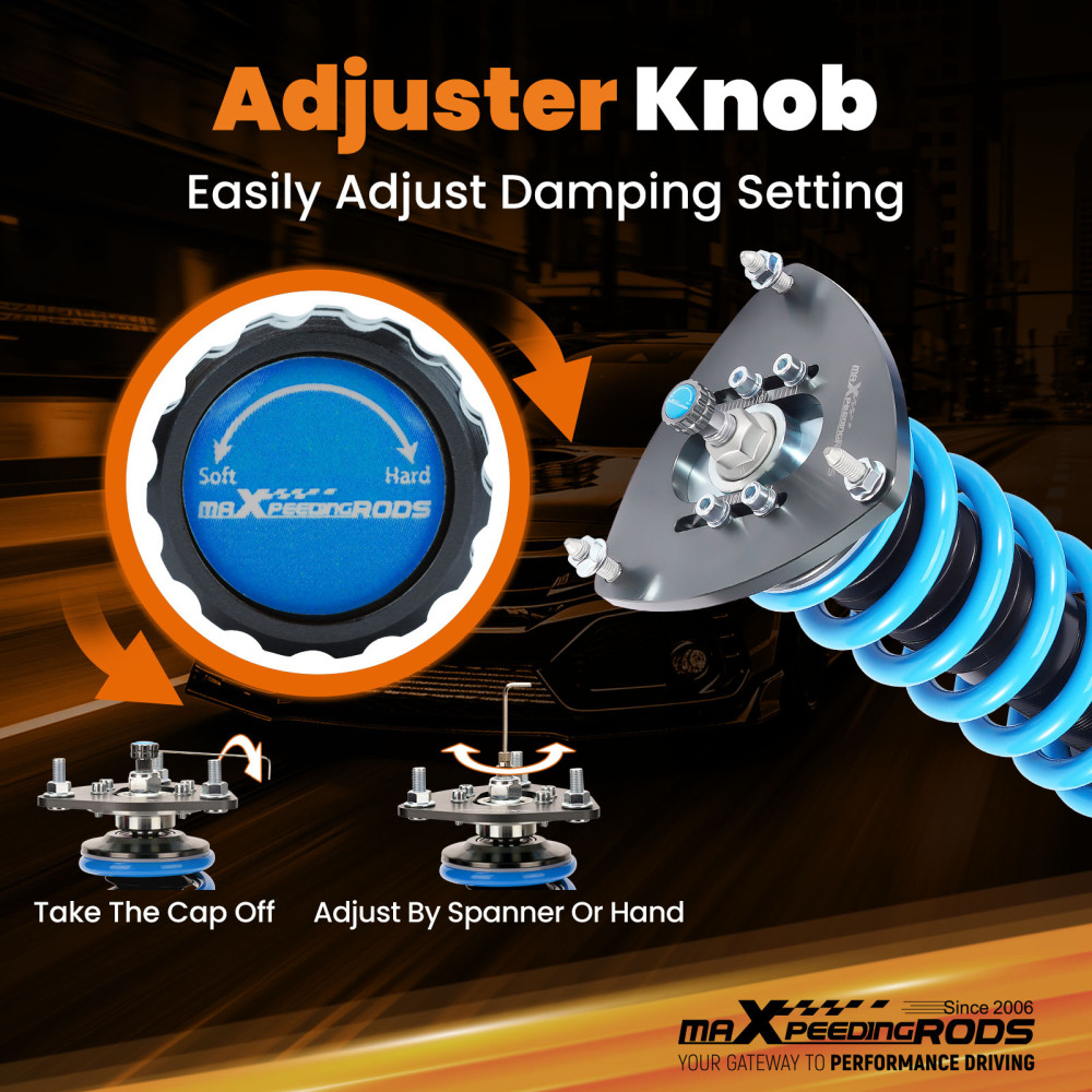 MaXpeedingrods T6 Coilovers Lowering Kit For Subaru Impreza WRX STI 08-14