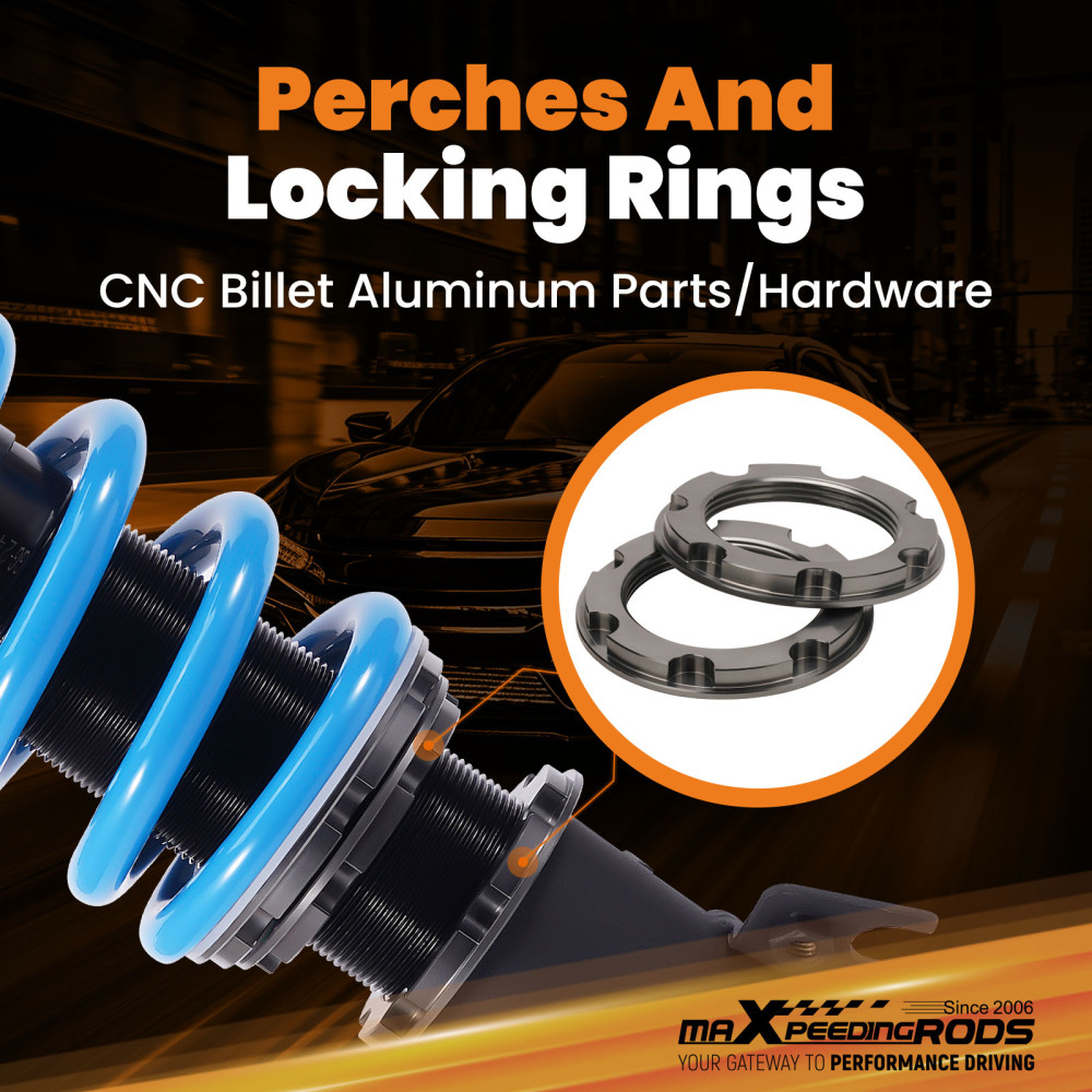 MaXpeedingrods T6 Coilovers Lowering Kit For Subaru Impreza WRX STI 08-14