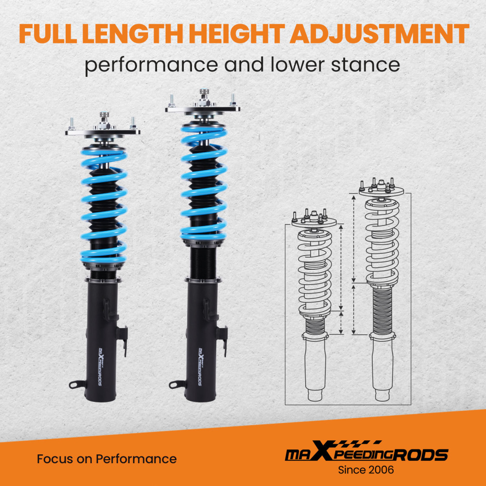 MaXpeedingrods T6 Damper Adjustable Coilovers For Subaru Legacy 2015-2019