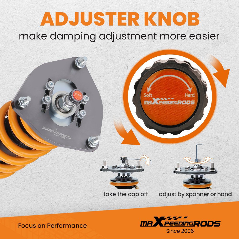 maXpeedingrods COT6 Coilovers Lowering Shock Absorbers compatible for Subaru Forester 98-02