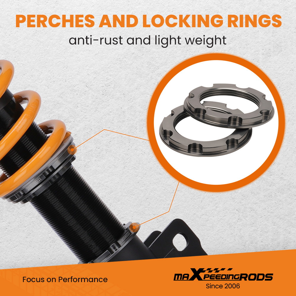 maXpeedingrods COT6 Coilovers Lowering Shock Absorbers compatible for Subaru Forester 98-02