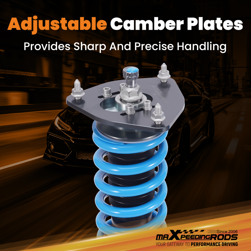 Amortisseurs combinés fileté réglables compatible pour Subaru Impreza WRX STI 2000-2004 GDB