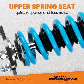 Compatible for Subaru Impreza WRX GDA GDB 24 Way Full Adjustable Coilover Struts Assembly lowering kit